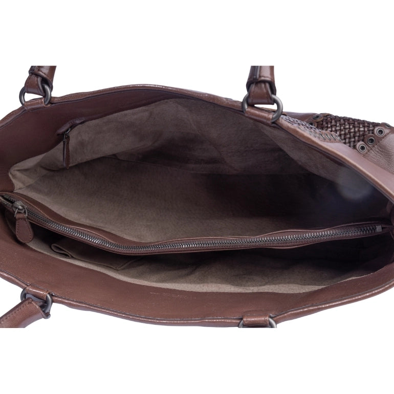 Bottega Veneta Rugiada Tote With Grommet Detail