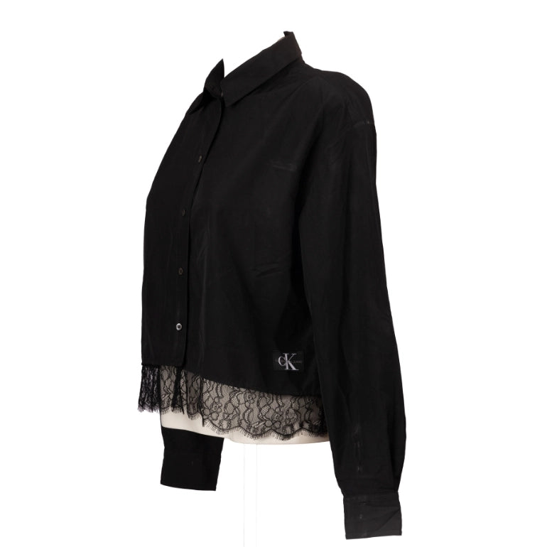 Calvin Klein Jeans Shirt with Lace Panels
