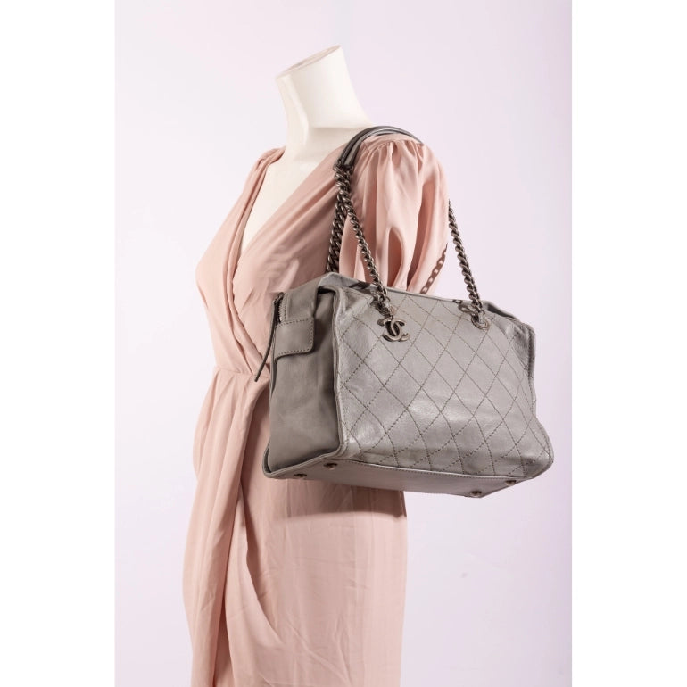 Chanel Quilted Bowler Bag