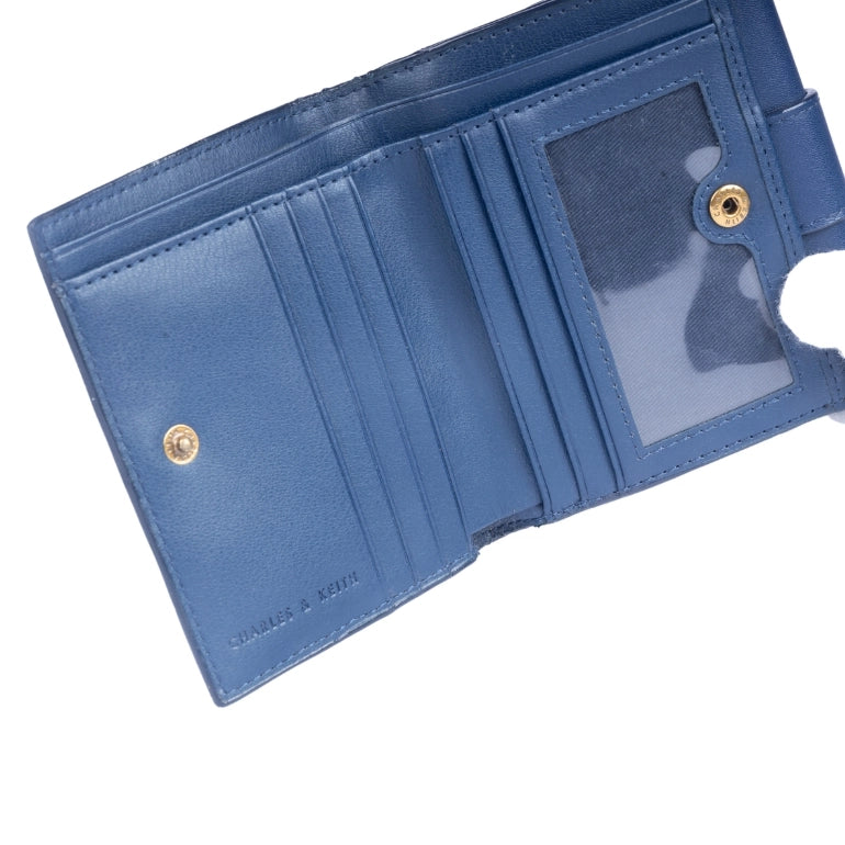 Charles & Keith Poppy Belt Buckle Strap Short Wallet