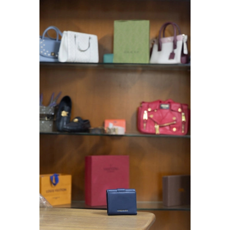 Charles & Keith Poppy Belt Buckle Strap Short Wallet