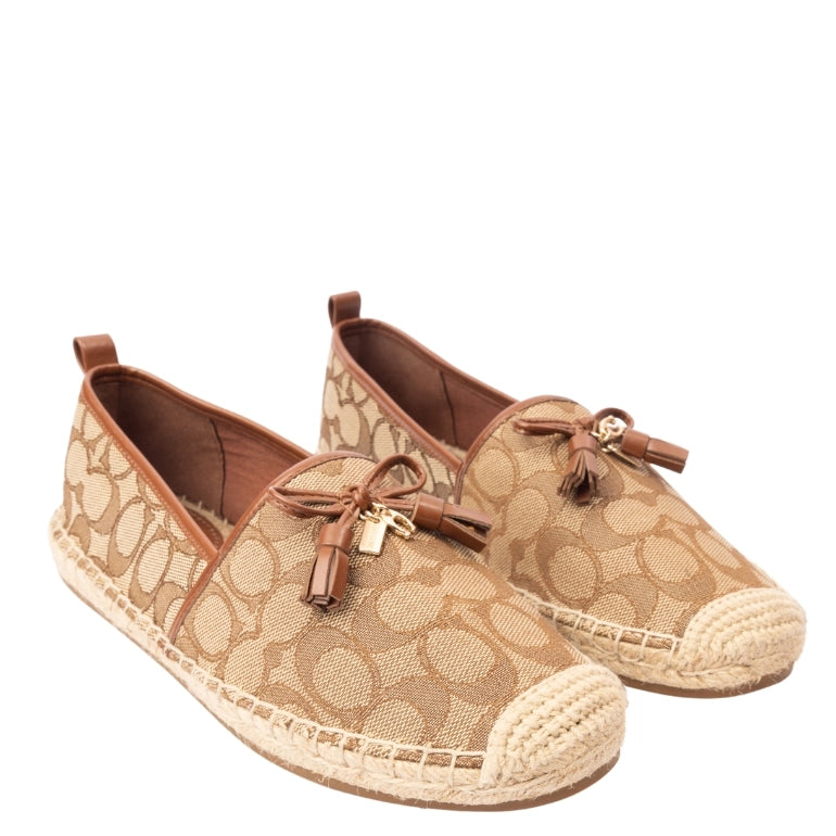 Coach Carson Espadrille In Signature Canvas