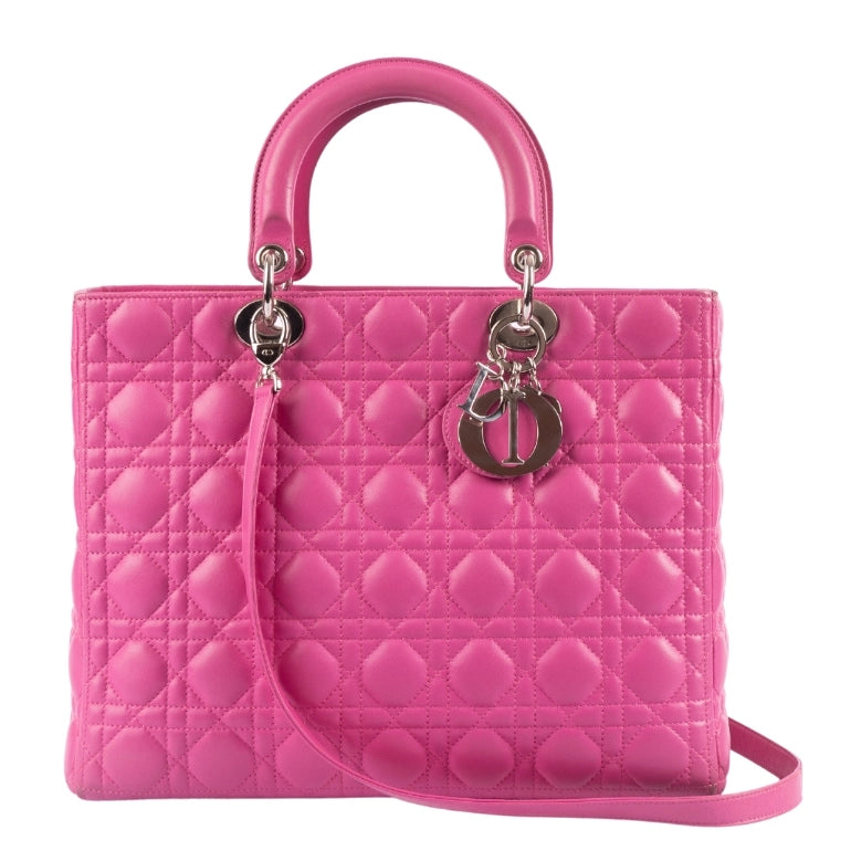 Dior Cannage Quilted Lady Dior Bag