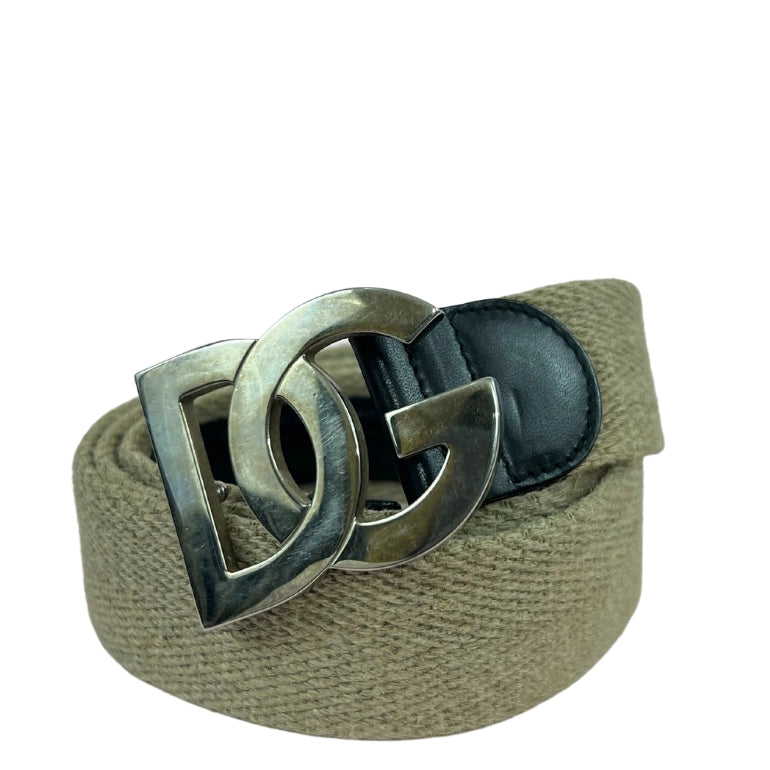 Dolce & Gabbana Logo Plaque Waist Belt