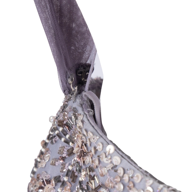 Dolly J Embroidered & Pleated Gown