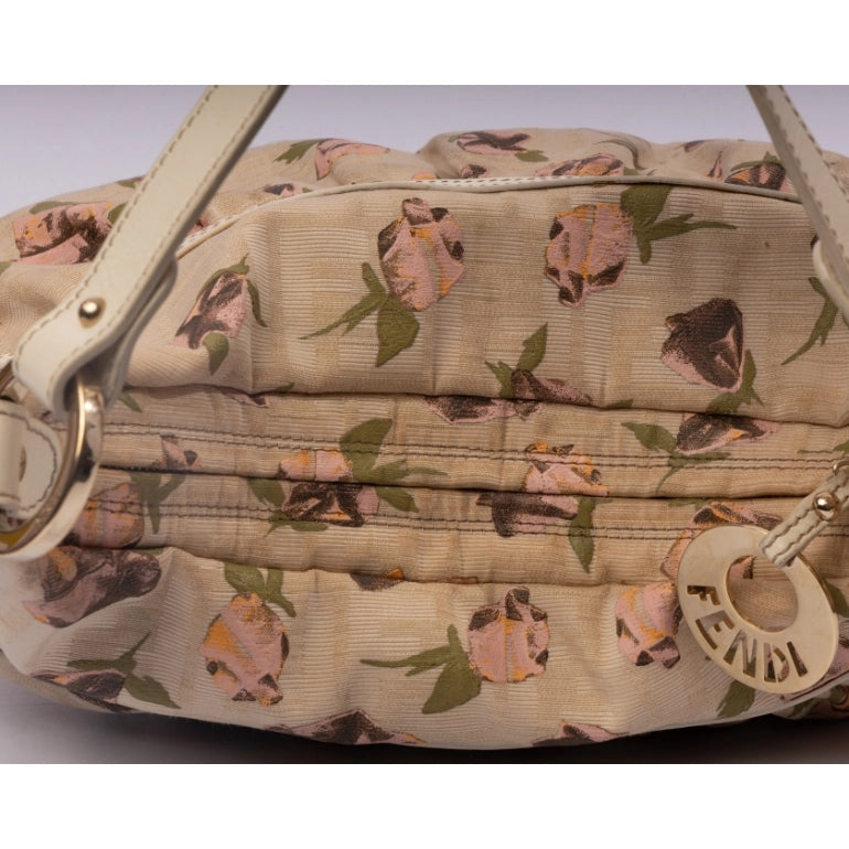 Fendi Zucca Chef Floral Print Bag