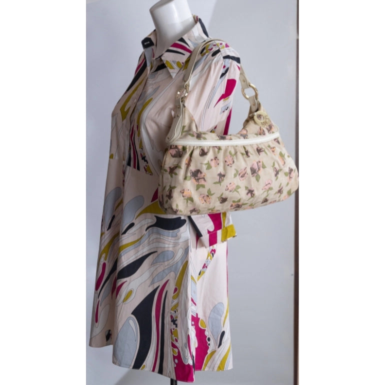 Fendi Zucca Chef Floral Print Bag