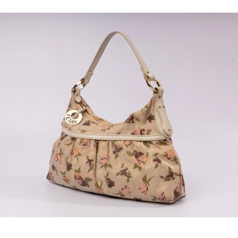 Fendi Zucca Chef Floral Print Bag