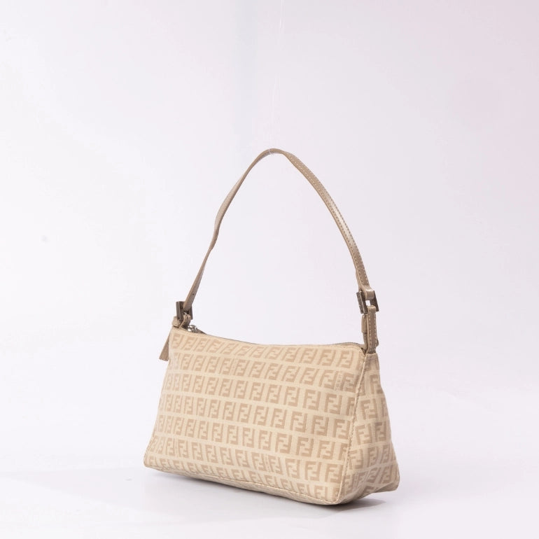 Fendi Zucchino Canvas Baguette