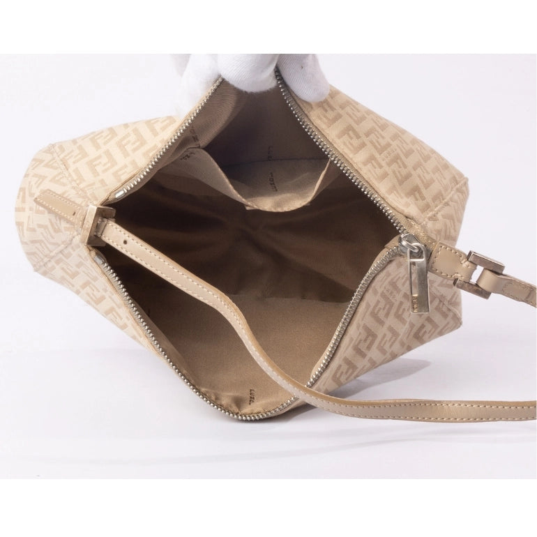 Fendi Zucchino Canvas Baguette