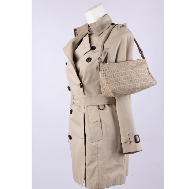 Fendi Zucchino Canvas Baguette