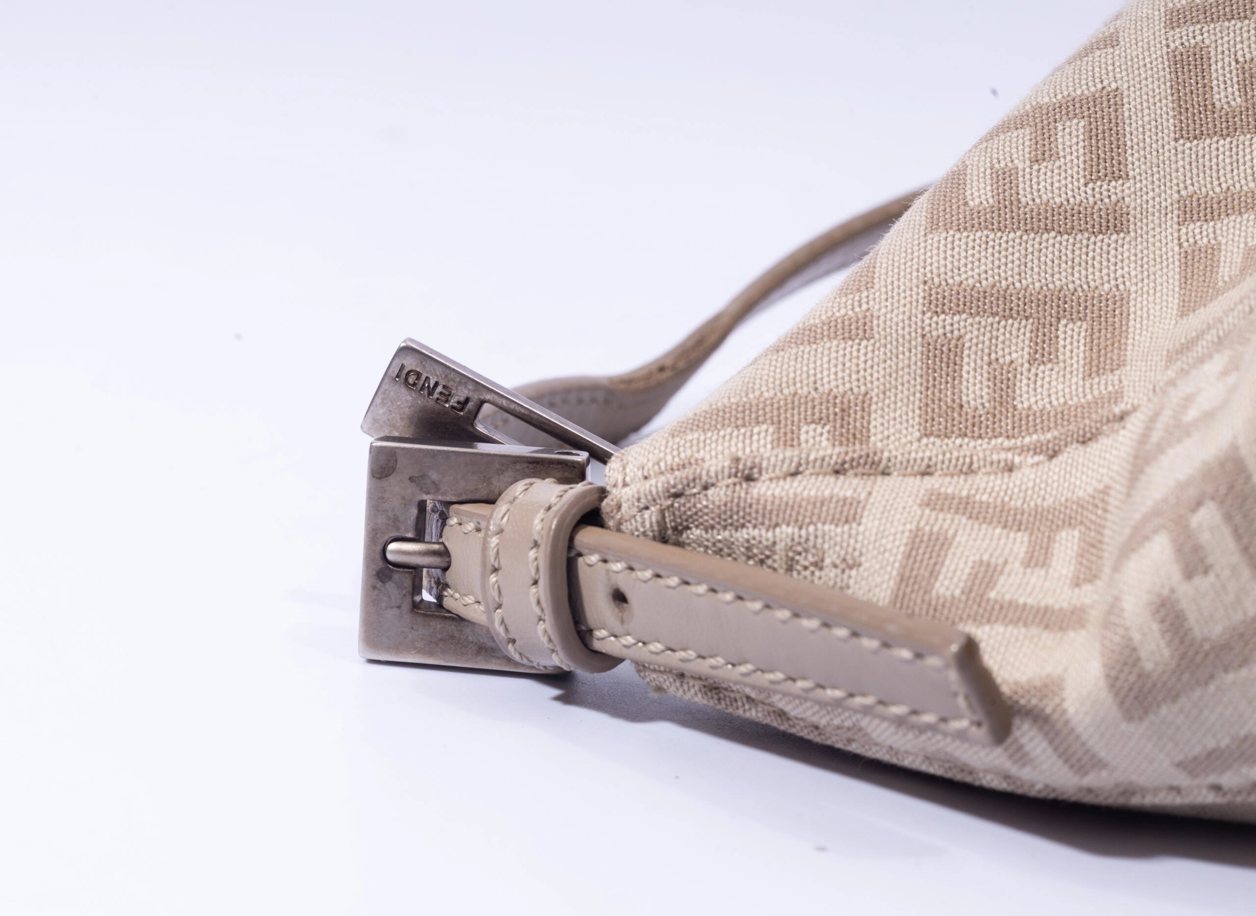 Fendi Zucchino Canvas Baguette