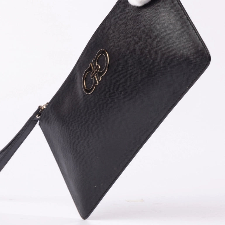 Ferragamo Gancio Wristlet Zip Pouch