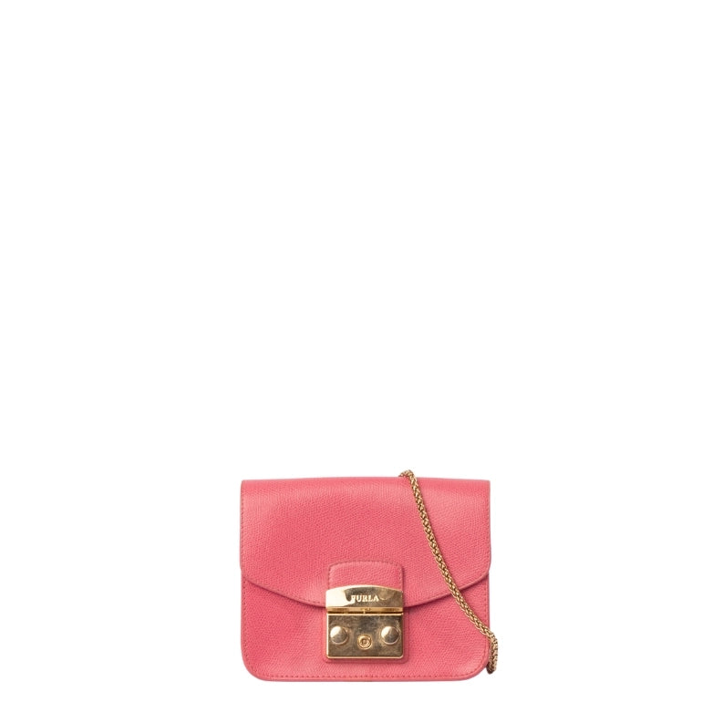 Furla coral saffiano crossbody bag discount