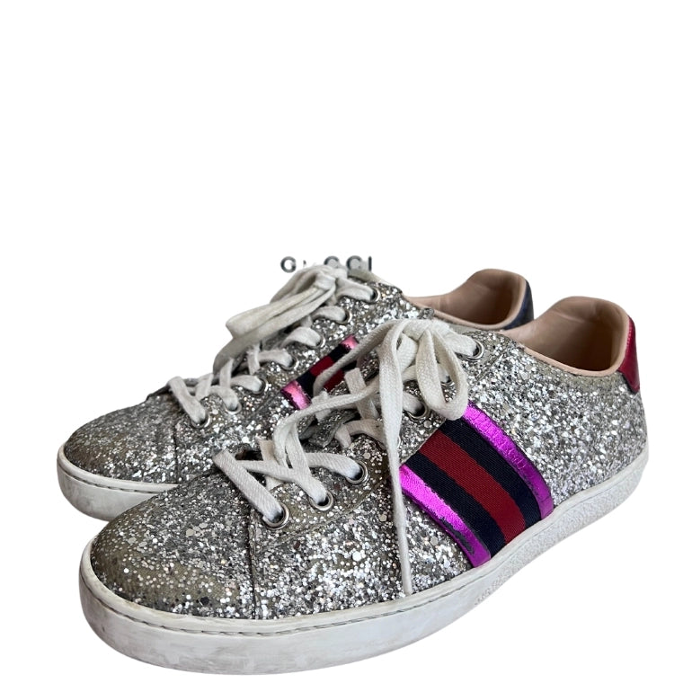 Gucci Ace GG Glitter Sneakers