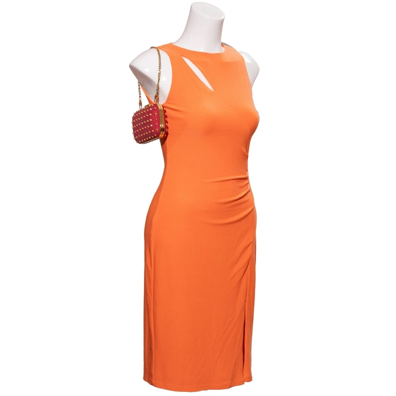 Gucci Alcantara Studded Broadway Clutch