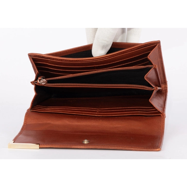 Gucci Brown GG Canvas Long Wallet