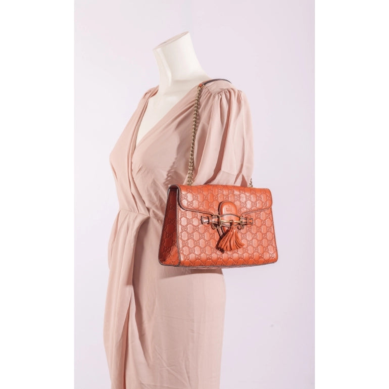 Gucci GG Signature Emily Medium Shoulder Bag