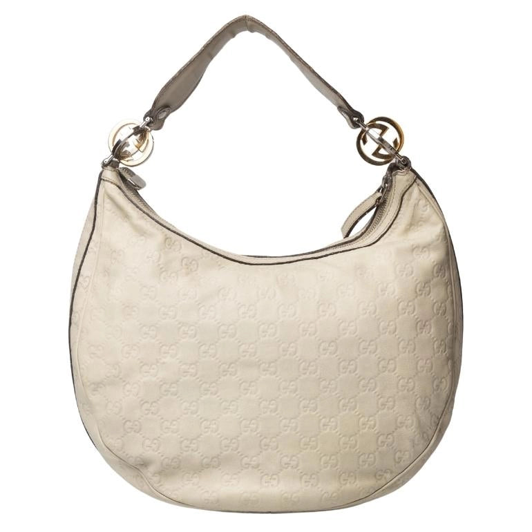 Gucci Guccissima GG Twin Hobo Bag