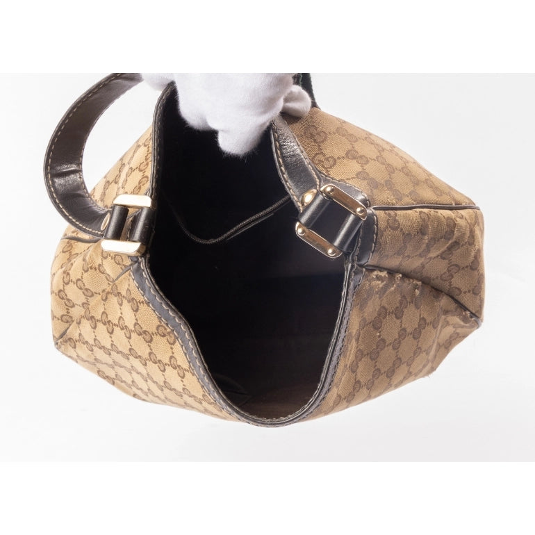 Gucci Guccissima Ladies Web Hobo Bag