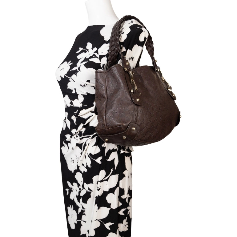 Gucci Guccissima Pelham Shoulder Bag