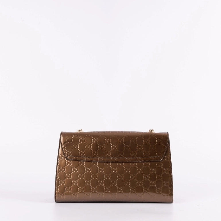 Gucci Shine Guccissima Medium Emily Chain Shoulder Bag
