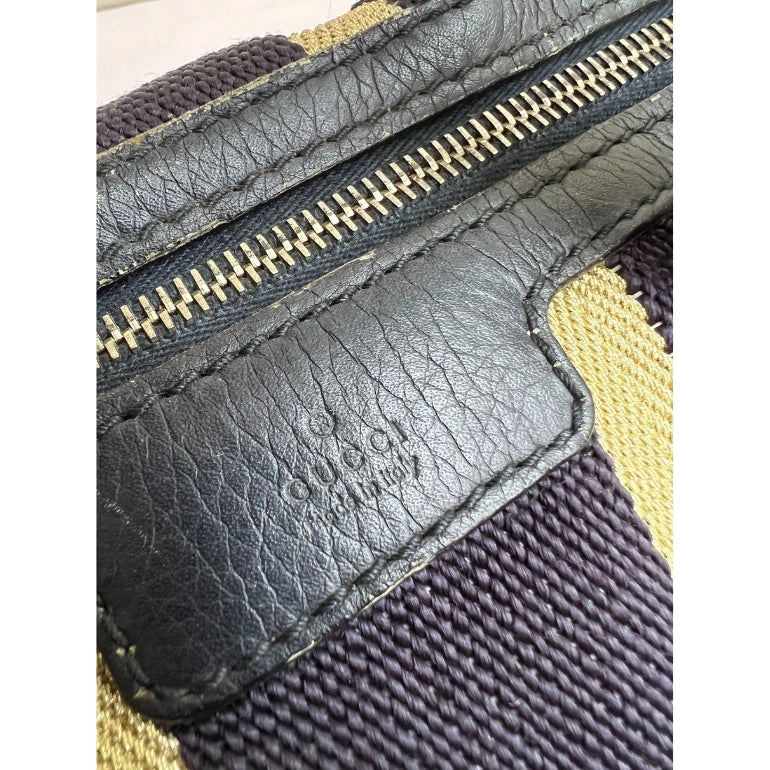 Gucci Vintage Web Boston Bag