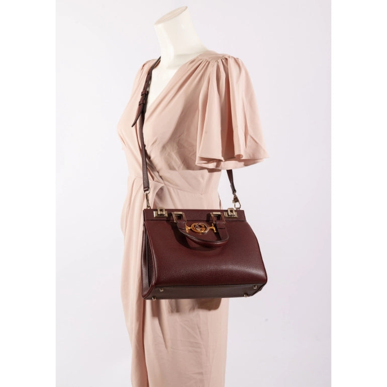 Gucci Zumi Leather Satchel