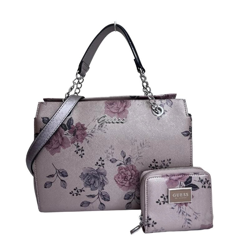 Gray professionnal guess purse