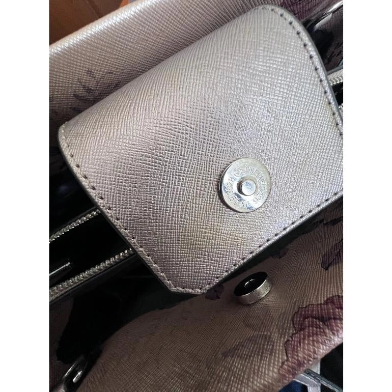 Guess Floral Print Snap Closure Satchel