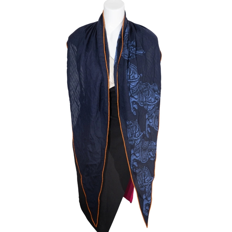 Hermes Giant Triangle Scarf