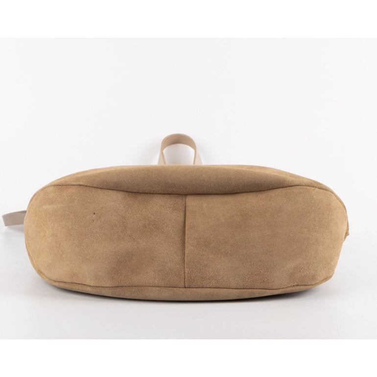 Jimmy Choo Leather-Trim Suede Artie Shoulder Bag