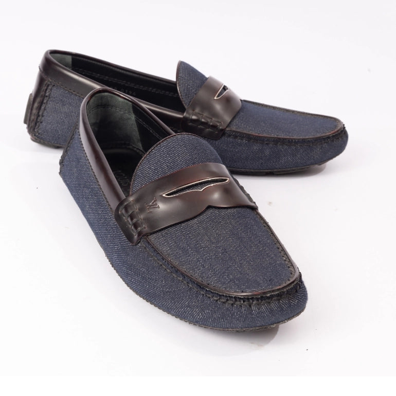Louis Vuitton Denim Penny Loafer