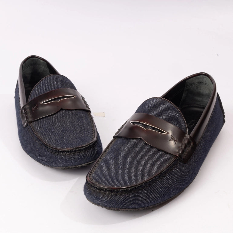 Louis Vuitton Denim Penny Loafer