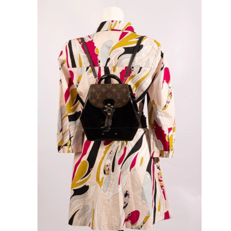 Louis Vuitton Hot Springs Patent Monogram Backpack