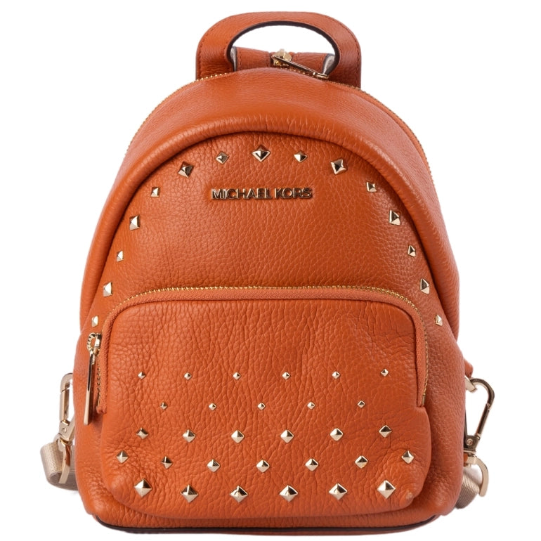 Michael kors abbey studded backpack medium best sale