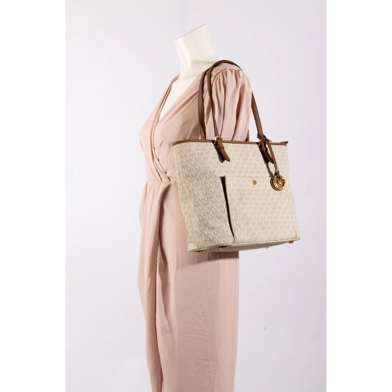 Michael Kors Jet Set Canvas Signature Tote
