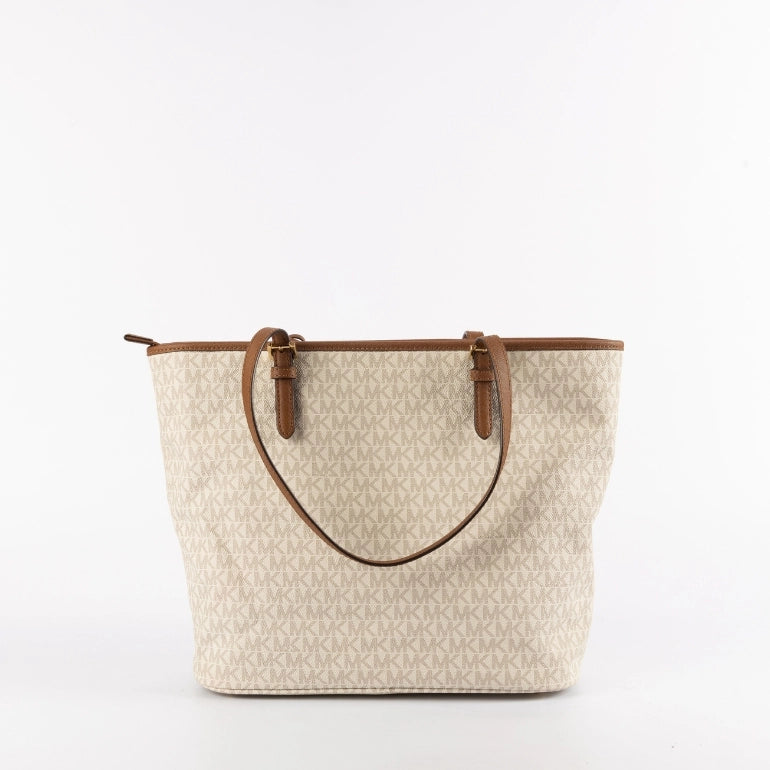 Michael Kors Jet Set Canvas Signature Tote