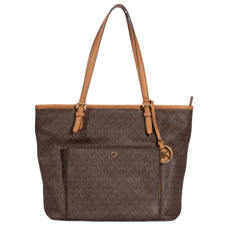 Michael kors purse with outside pockets deals