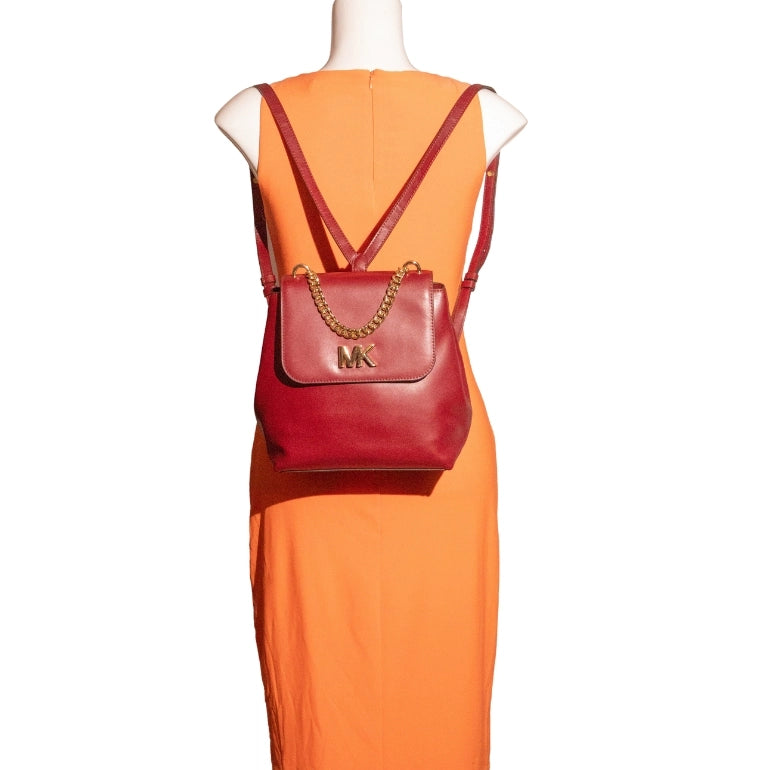 Michael Kors Mott Leather Back Pack
