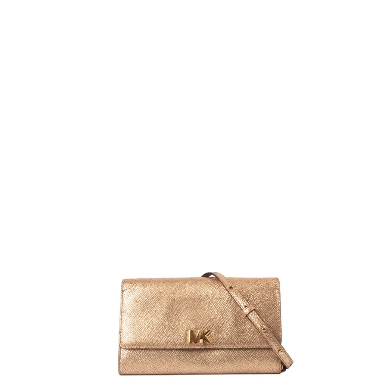 Michael Kors Mott Metallic Leather Chain Wallet