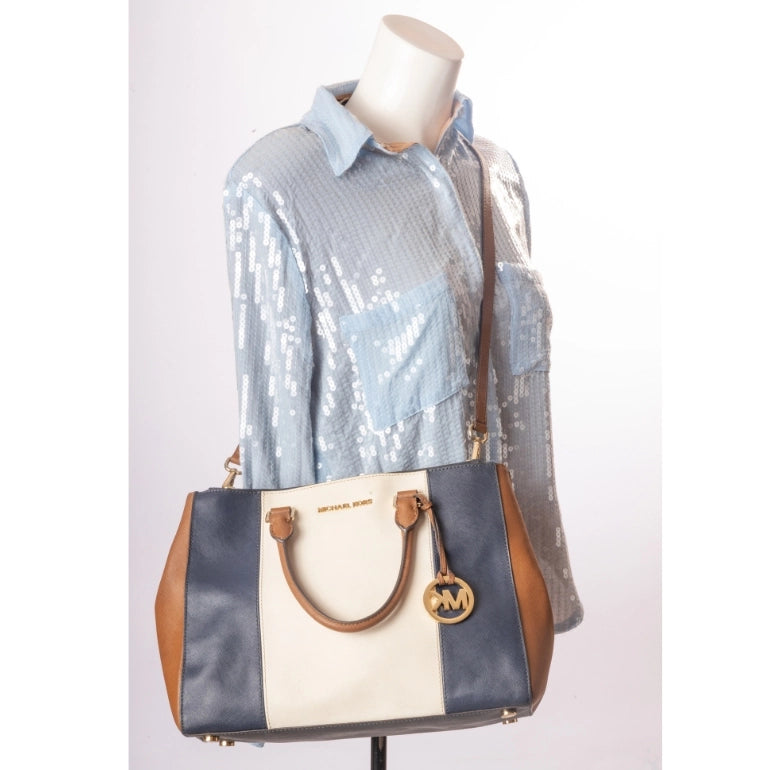 Michael Kors Sutton Centre Stripe Satchel