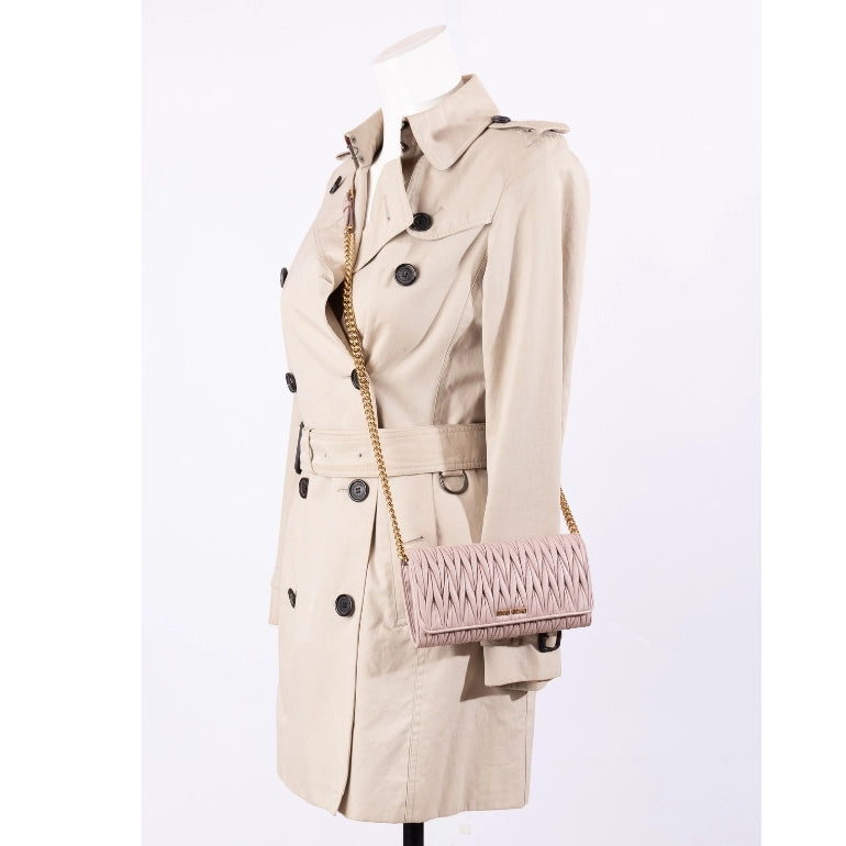Miu Miu Matelasse Flap Chain Clutch