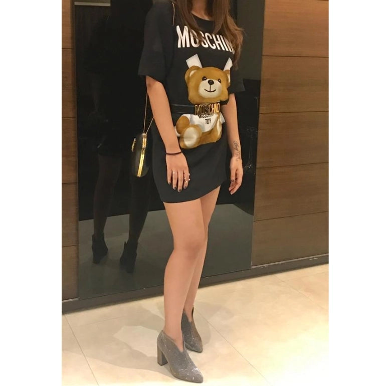 Moschino Bear Print Dress