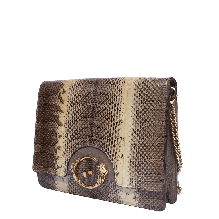 Roberto Cavalli Snakeskin Crossbody Bag