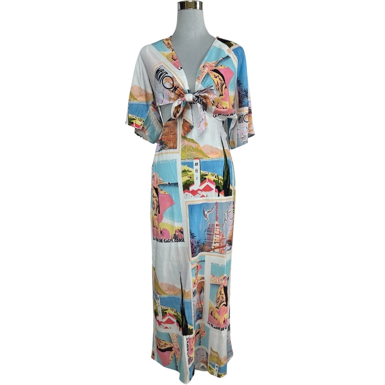 Runaway Vacay Midi Dress- Print