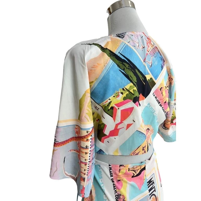 Runaway Vacay Midi Dress- Print