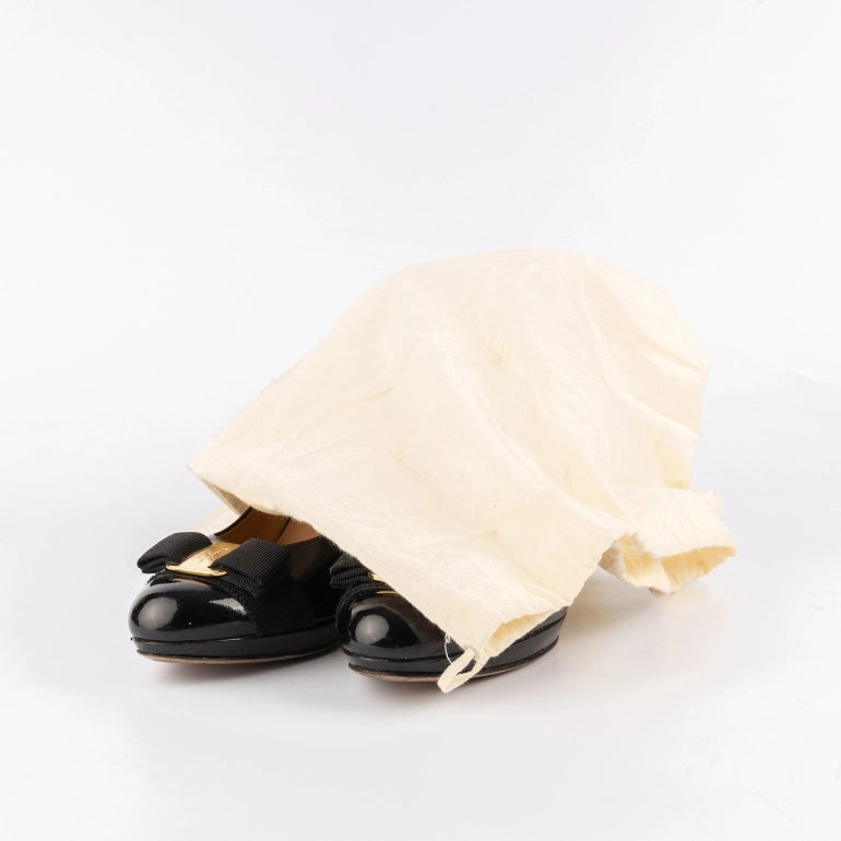 Salvatore Ferragamo Patent Leather Vara Bow Pumps
