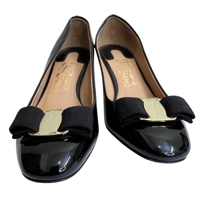 Varina Ballet Ferragamo Varina Black Salvatore Ferragamo Varina