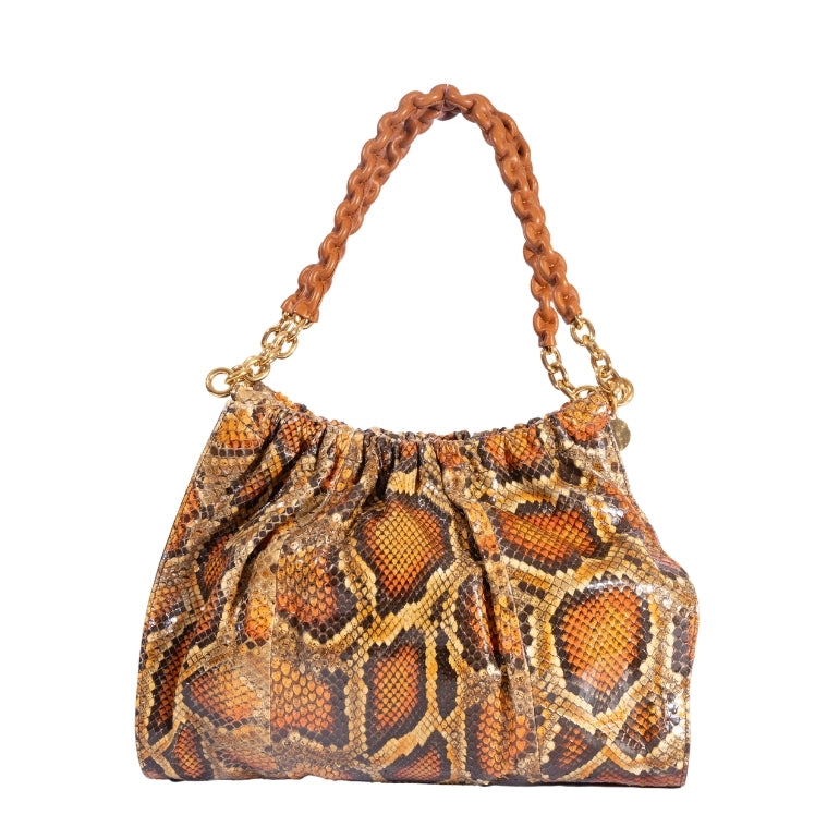 Tom Ford Carine Python Leather Shoulder Bag